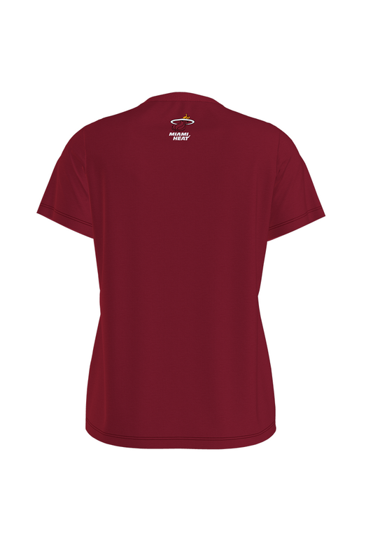 Polera NBA Miami Heat Flow Rojo