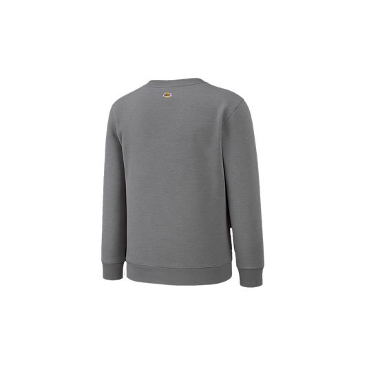 Poleron Crew NBA Lakers Loose Fit Gris