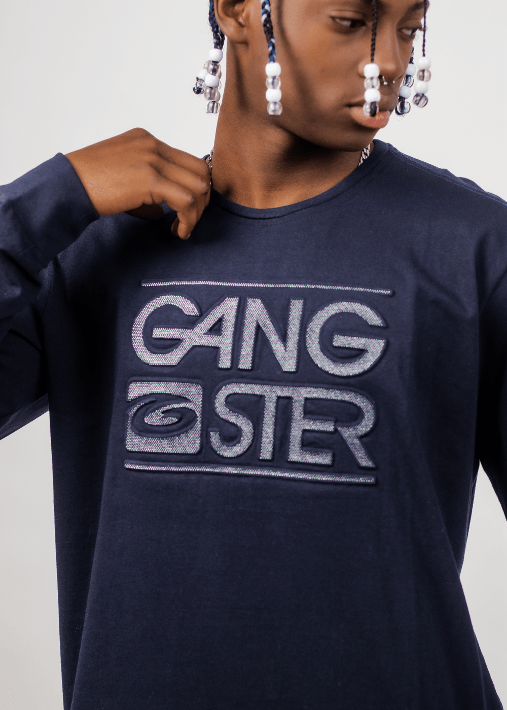 Polera ML Hope Azul Marino Gangster - Gangster