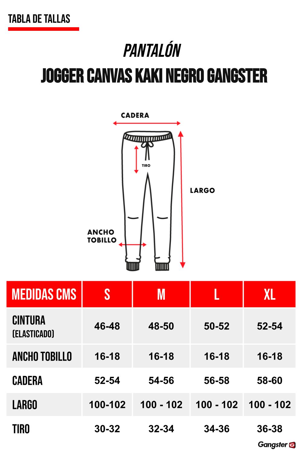 Pantalon Jogger Canvas Over Kaki Gangster