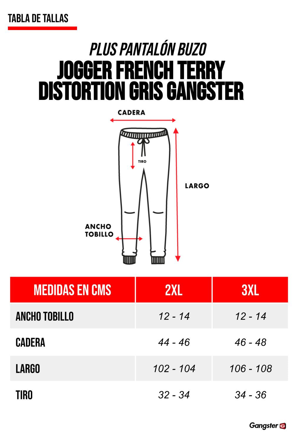 Plus Buzo Distortion Gris Gangster