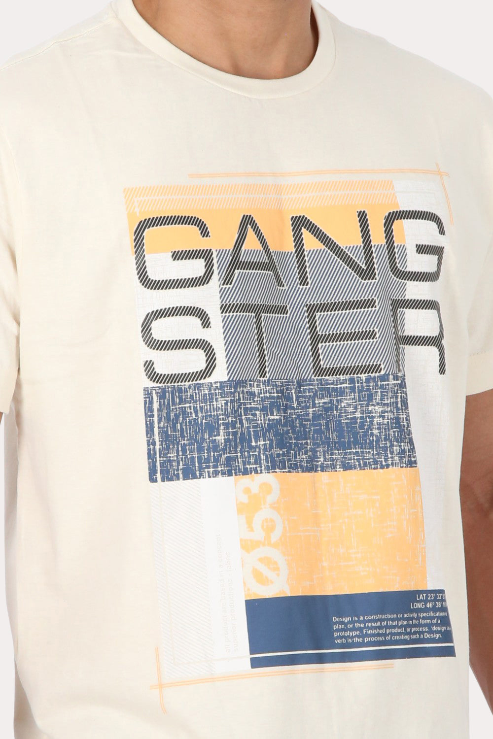 Polera Mc Básica Art Blanco Gangster
