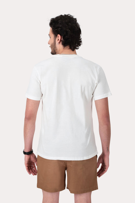 Polera Mc Basica Center Blanco