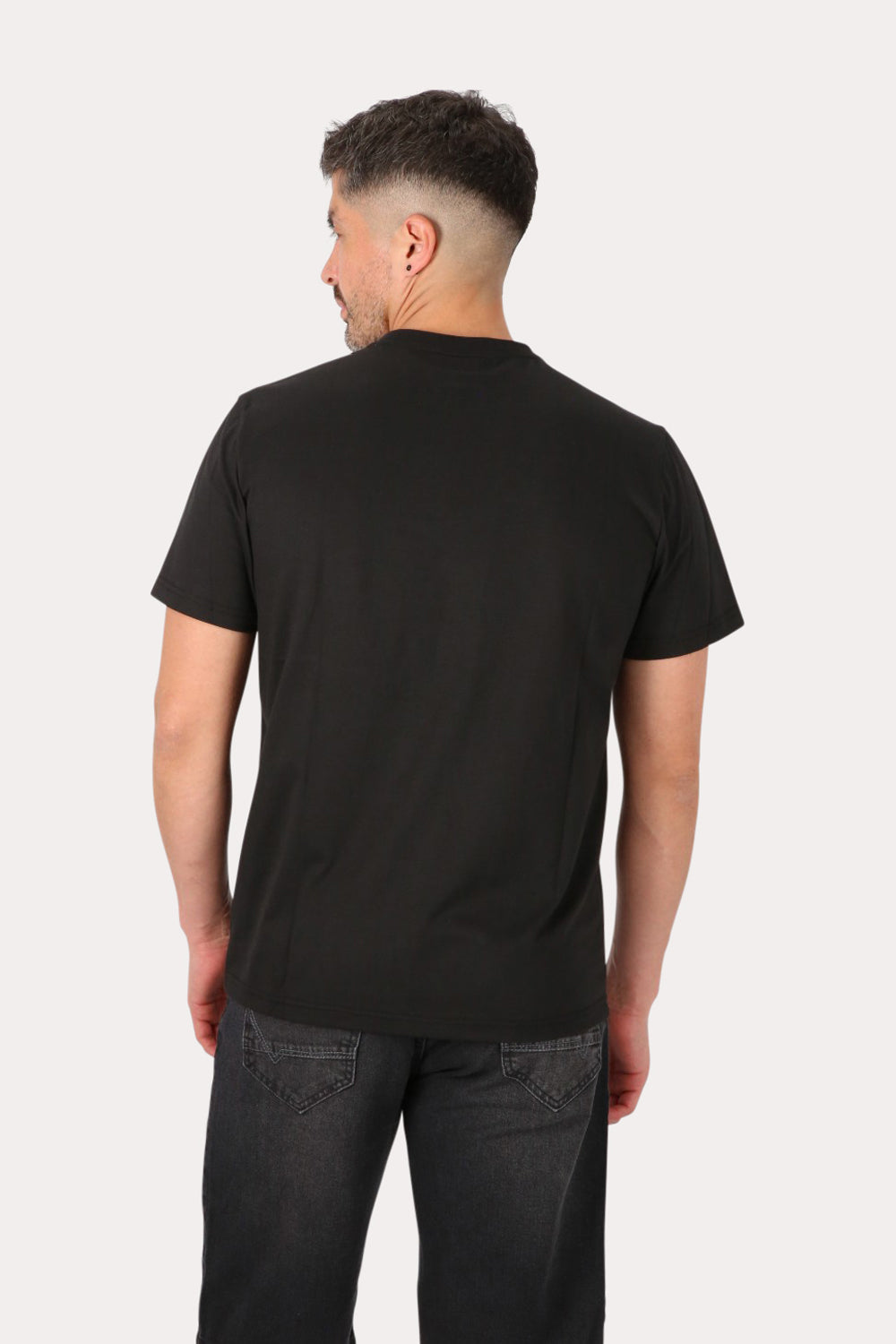Polera Mc Básica Santo Negro Gangster
