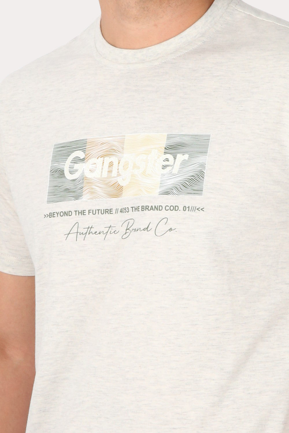 Polera Mc Básica Cumbuco Gris Gangster