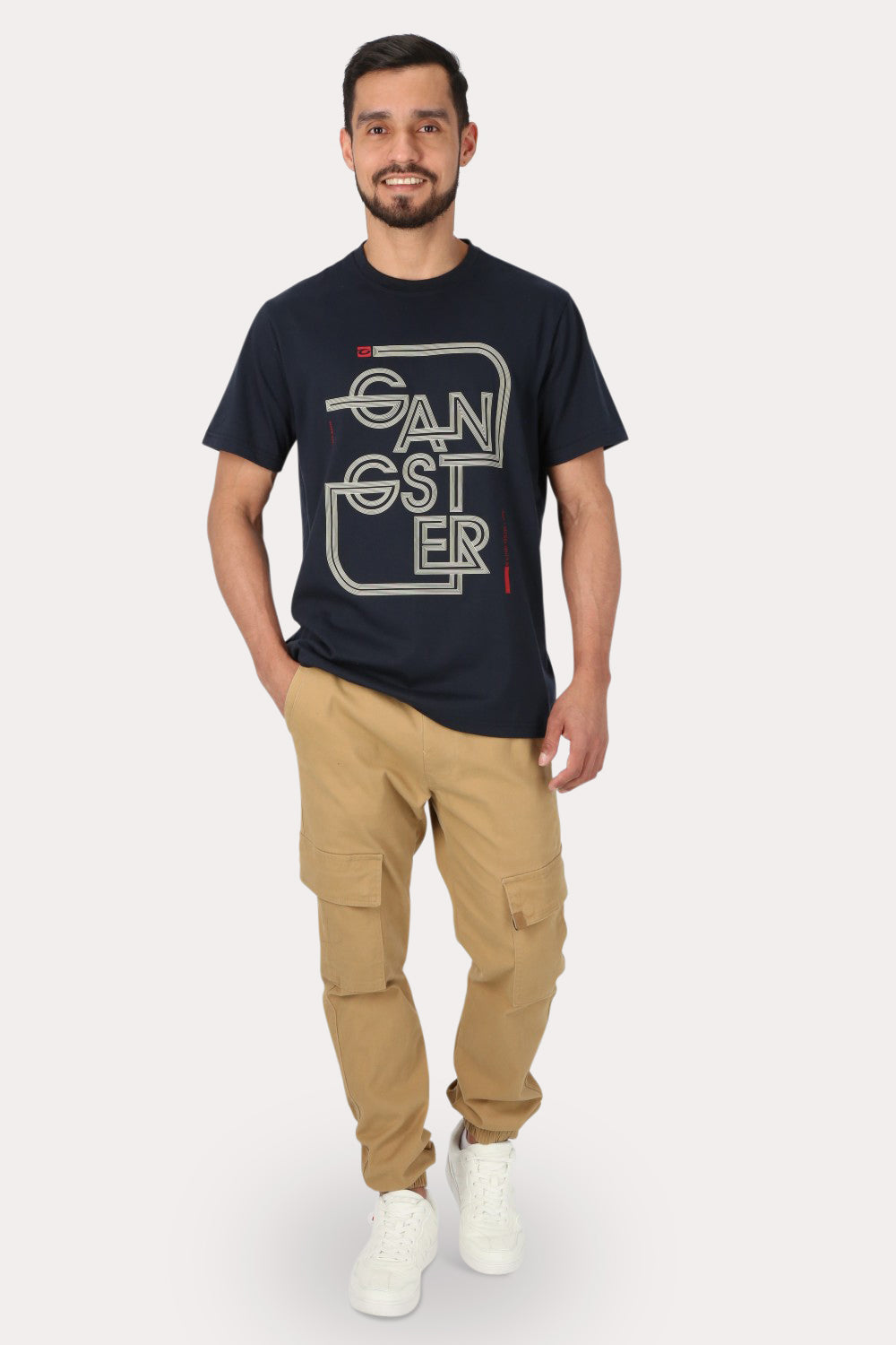 Polera Mc Básica Atalaia Azul Gangster
