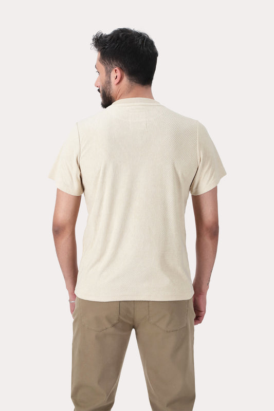 Polera Mc Jaquard Coney Beige
