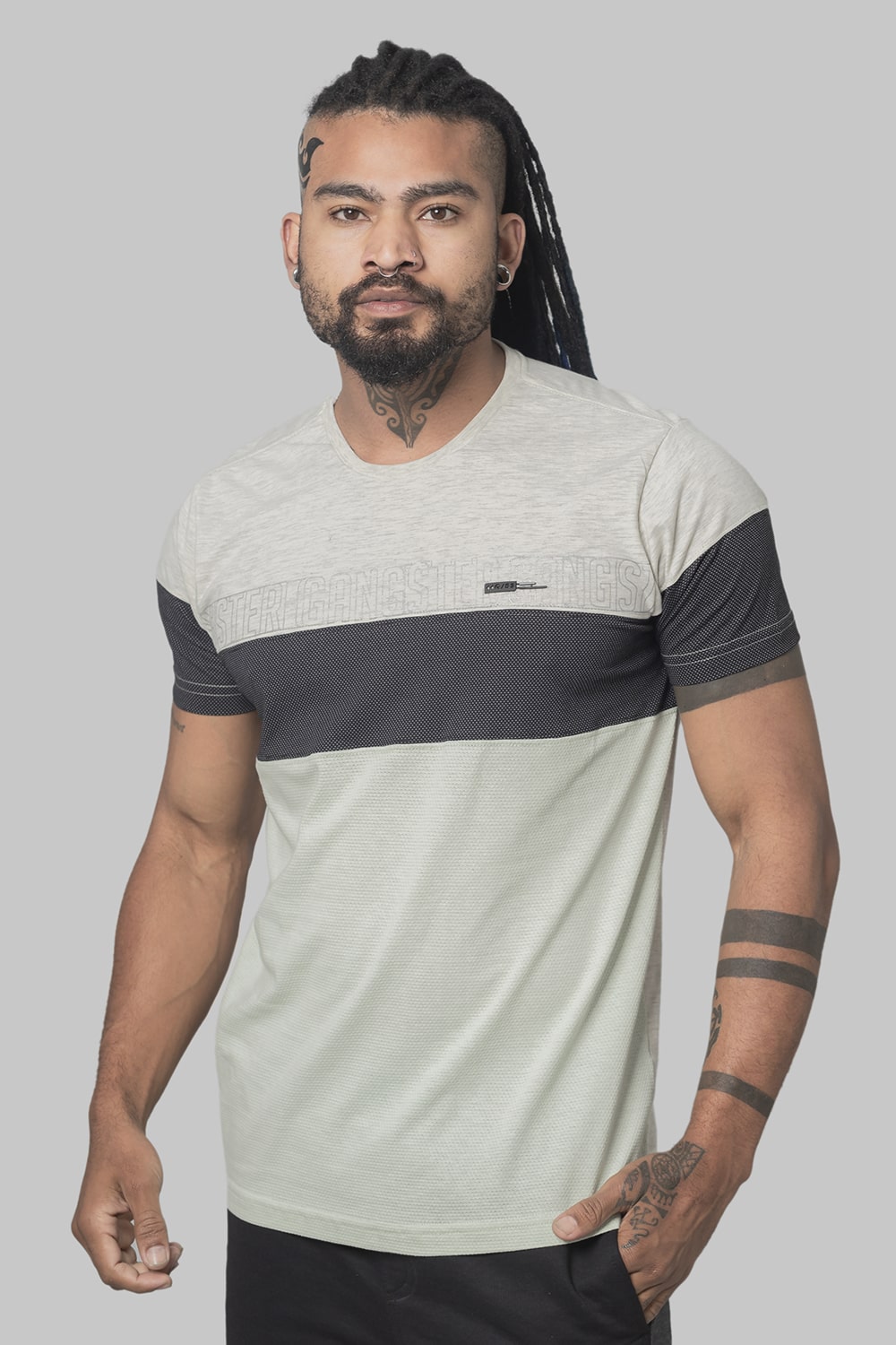 Polera Mc Especial Risky Gris Gangster
