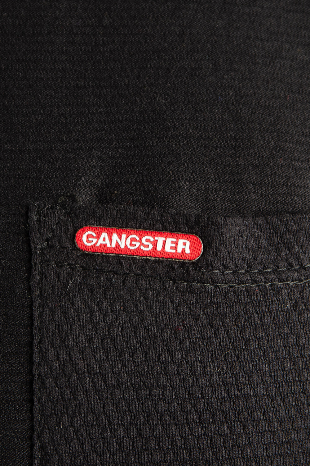 Polera Mc Especial Texture Negro Gangster