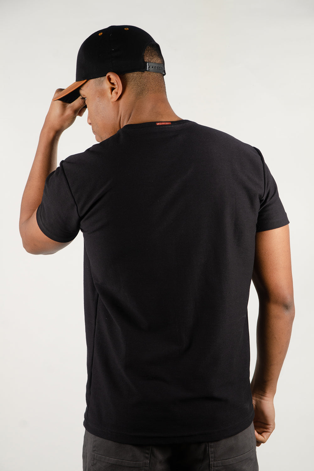 Polera Mc Especial Texture Negro Gangster