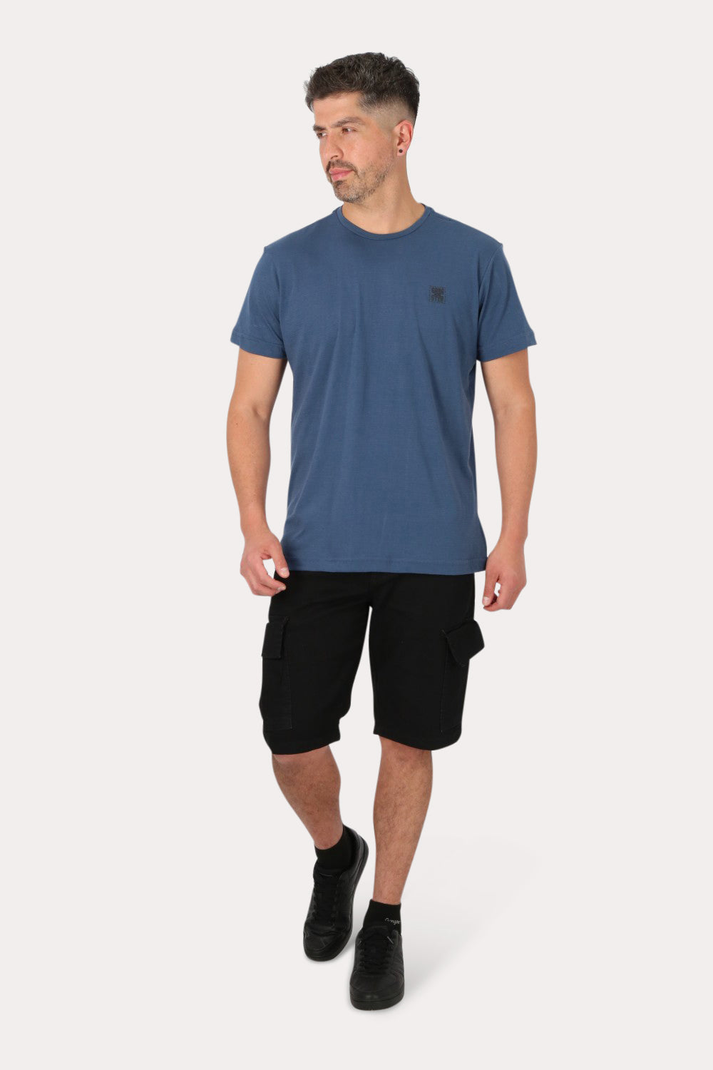 Polera Mc Especial Grossa Azul Gangster