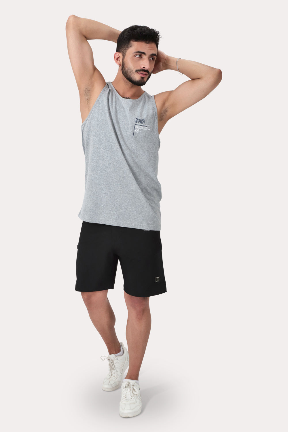 Polera Sm Difusion Gris Gangster