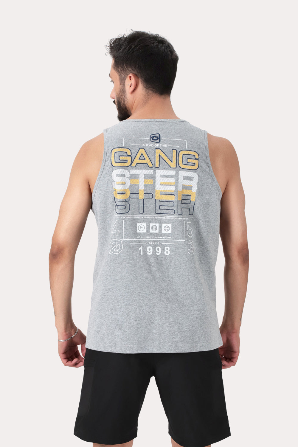 Polera Sm Difusion Gris Gangster