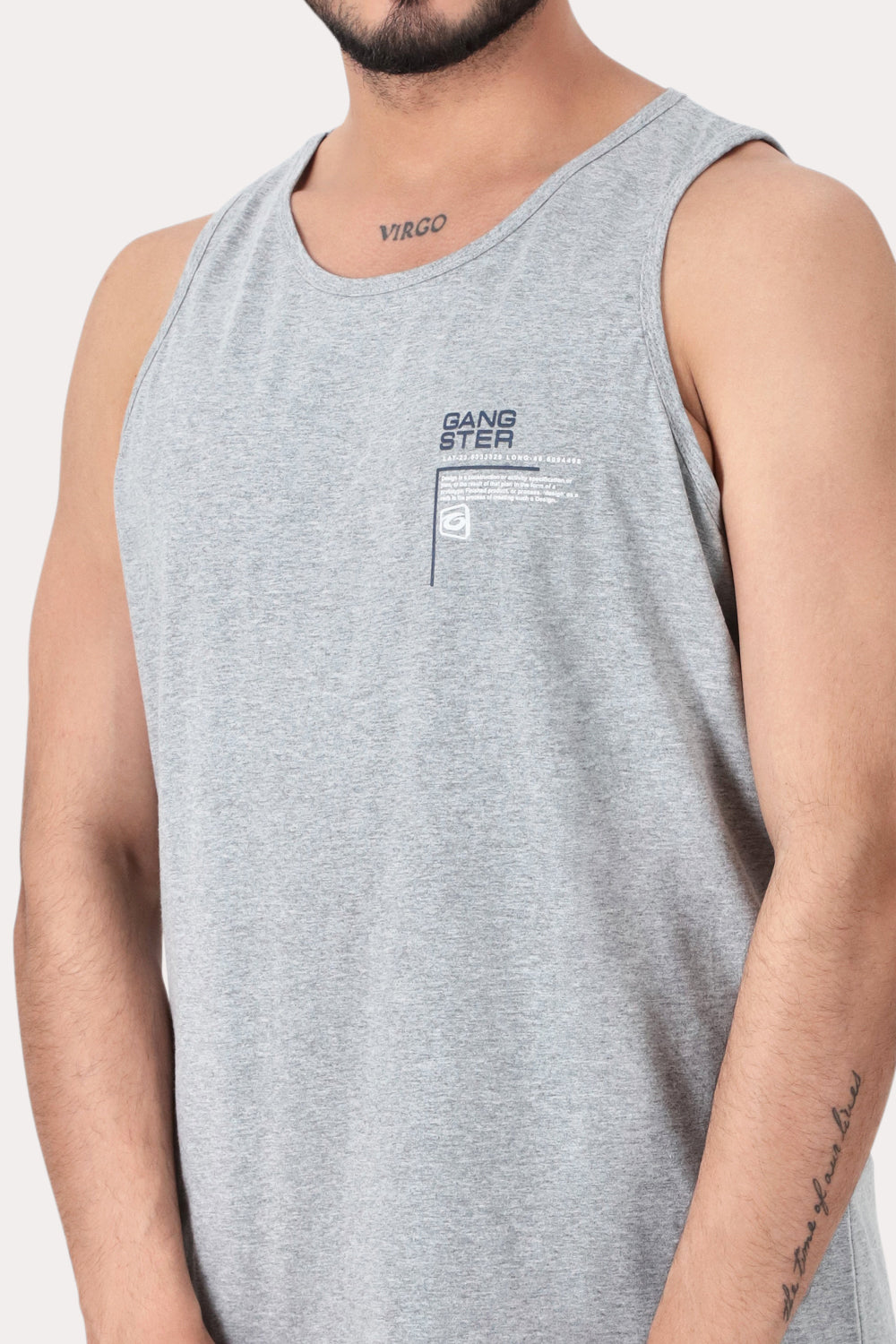Polera Sm Difusion Gris Gangster