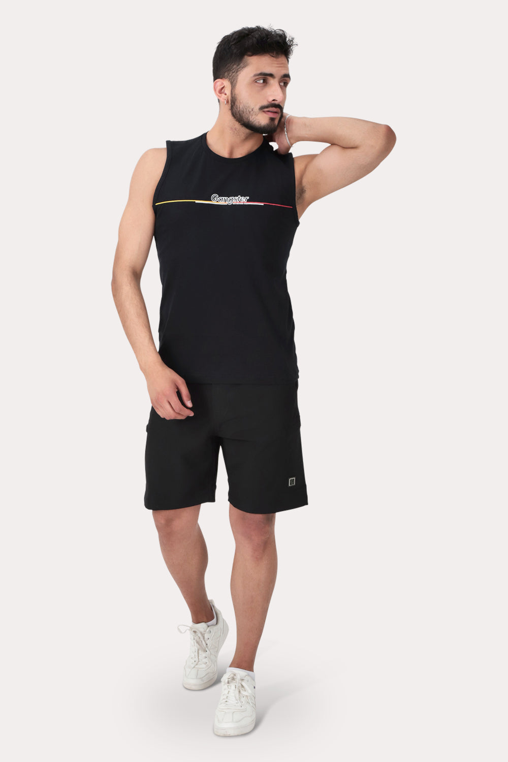 Polera Sm Sunset Negro Gangster
