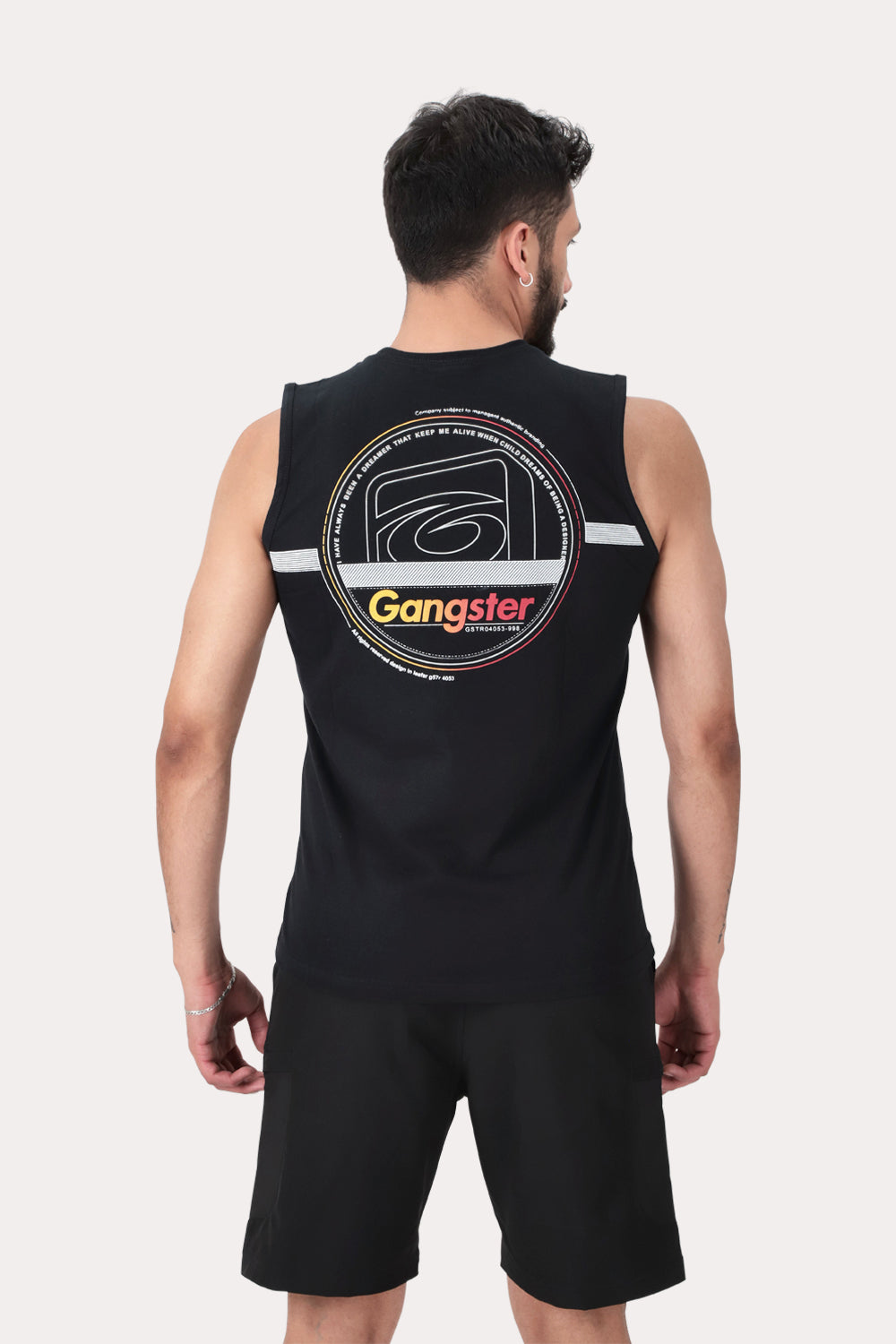 Polera Sm Sunset Negro Gangster