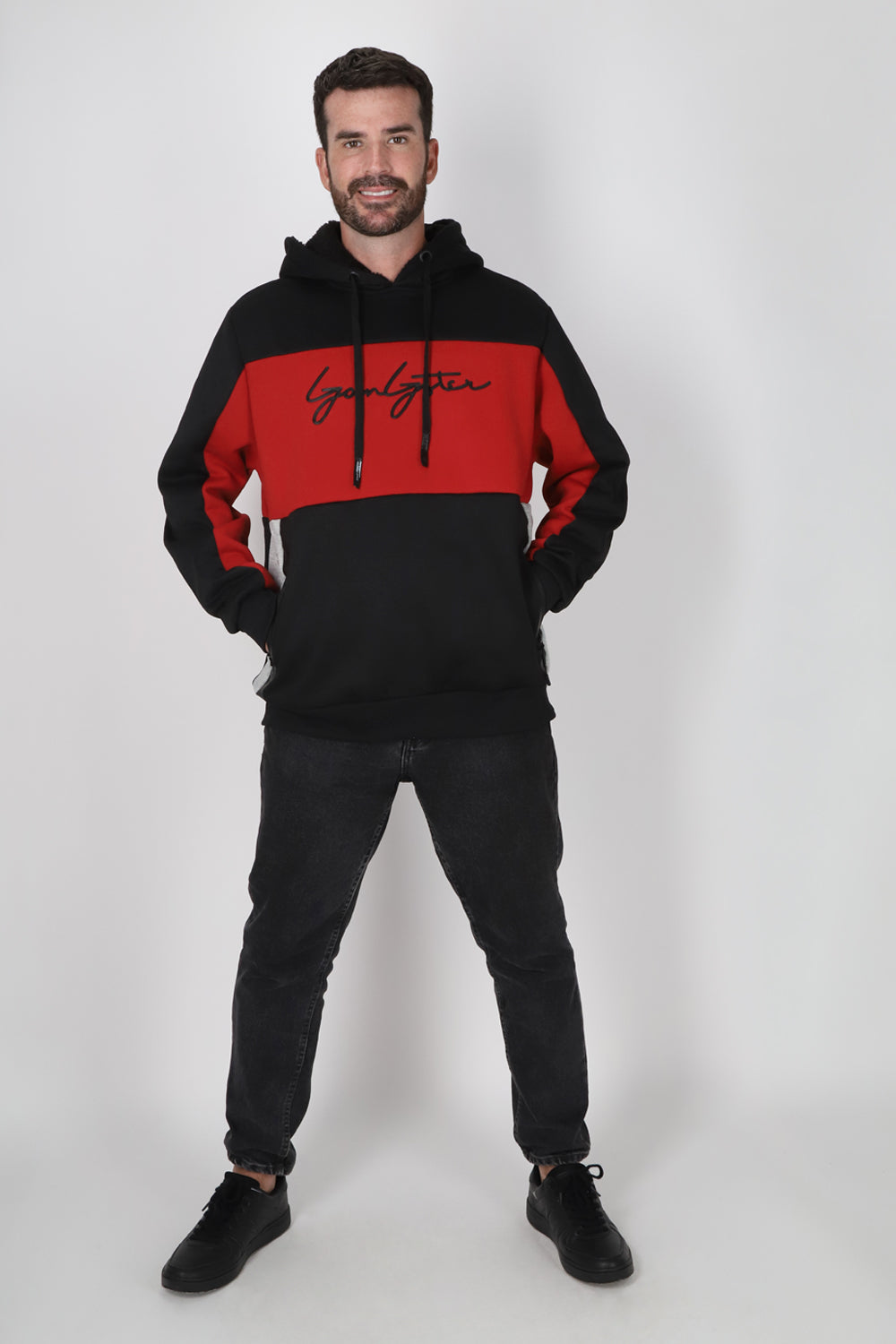 Poleron Hoodie Rim Negro Gangster