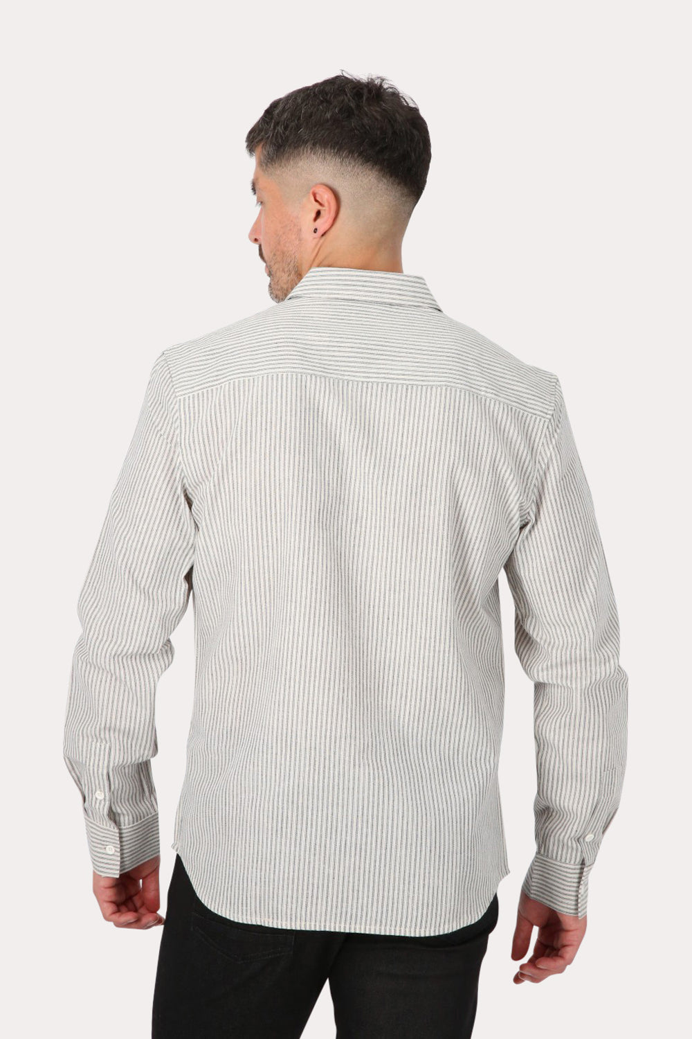 Camisa ML Fake Linho Araru Blanco Gangster