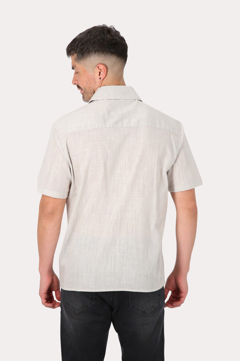 Camisa Mc Algodón Ferrugem Gris Gangster