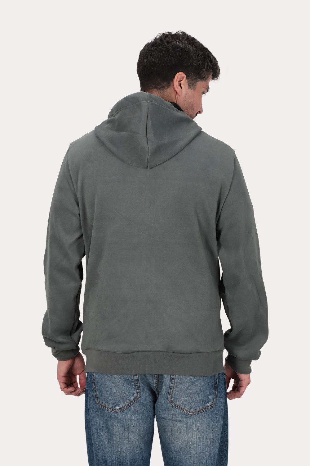 Poleron Full Zipper Polarix Grafito Gangster