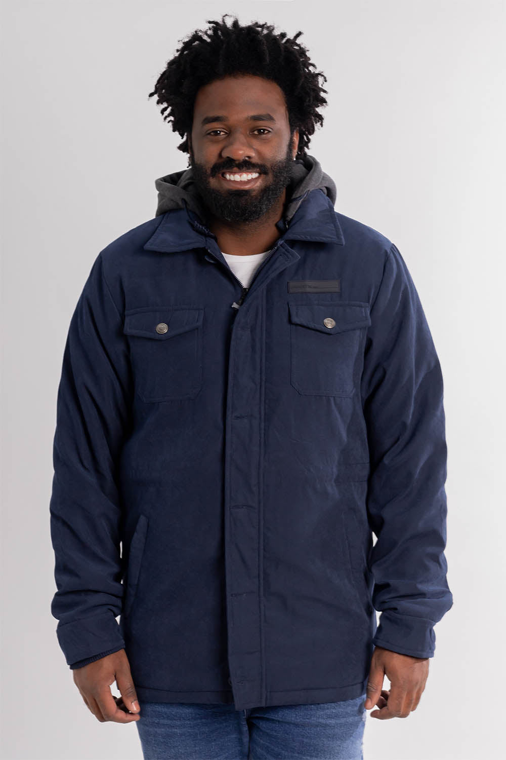 Chaqueta Canvas Everest Azul Gangster