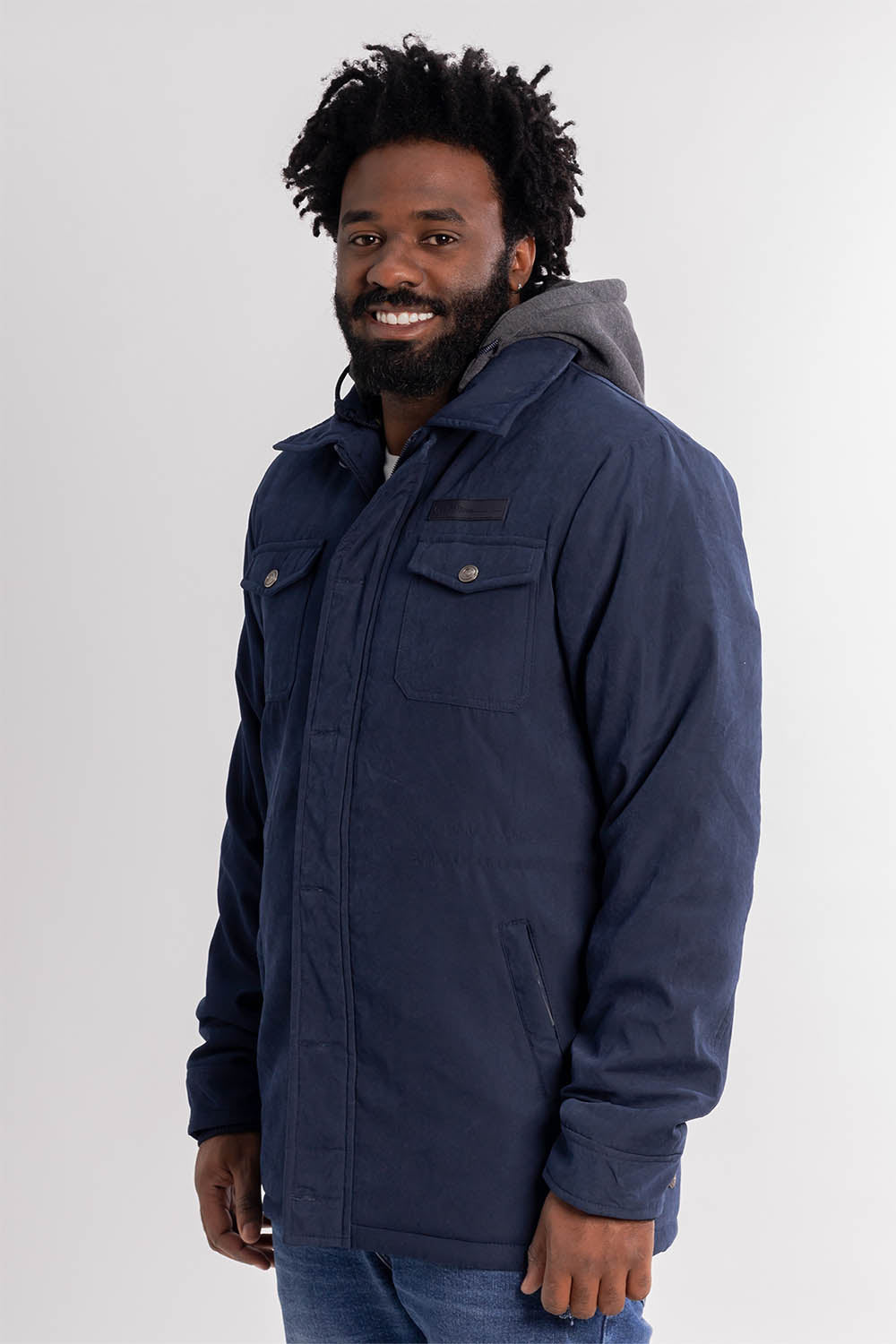 Chaqueta Canvas Everest Azul Gangster
