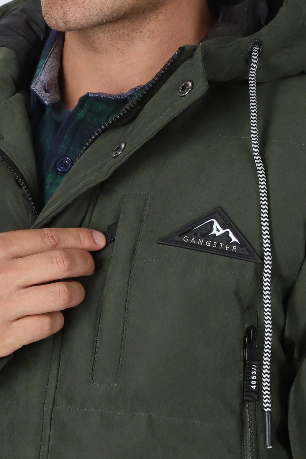 Chaqueta Canvas Boston Verde Gangster