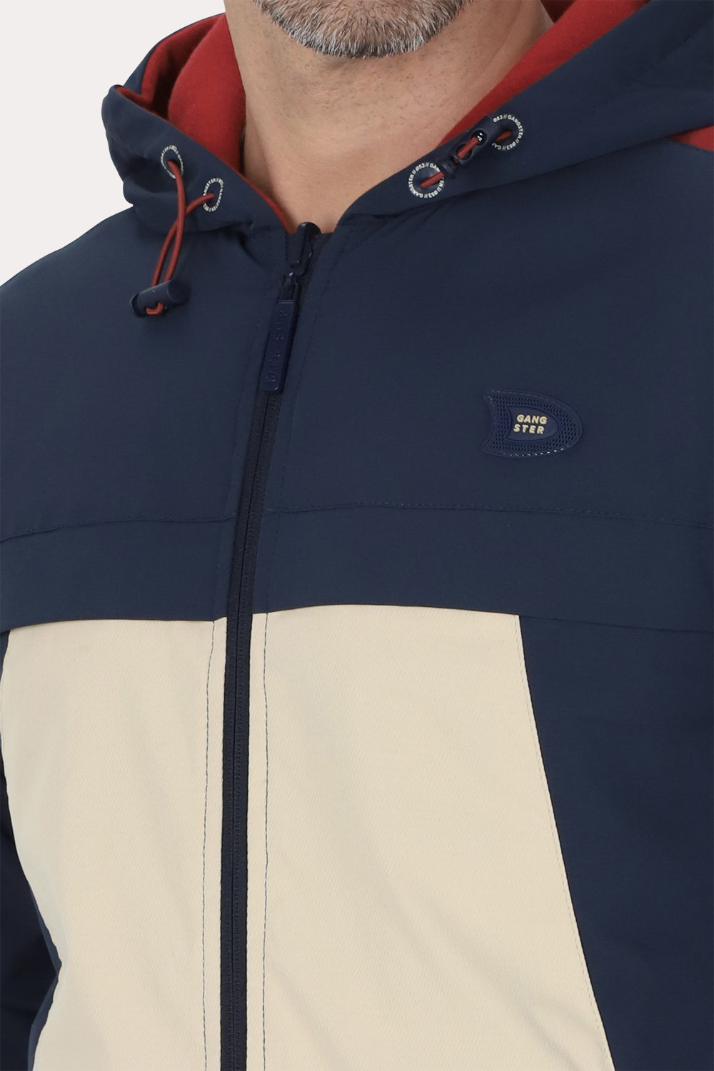 Cortaviento Reversible Twist Azul Marino Gangster