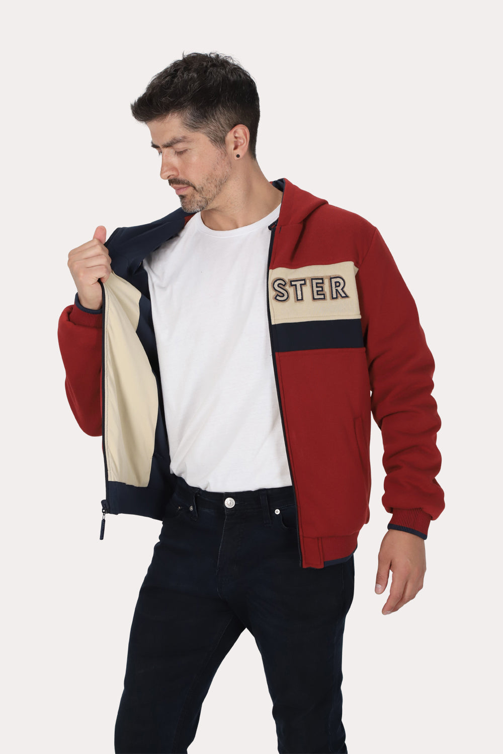 Cortaviento Reversible Twist Azul Marino Gangster