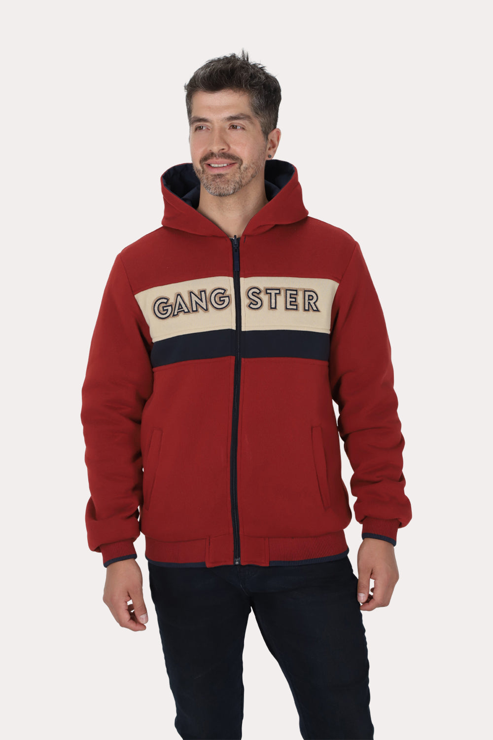 Cortaviento Reversible Twist Azul Marino Gangster