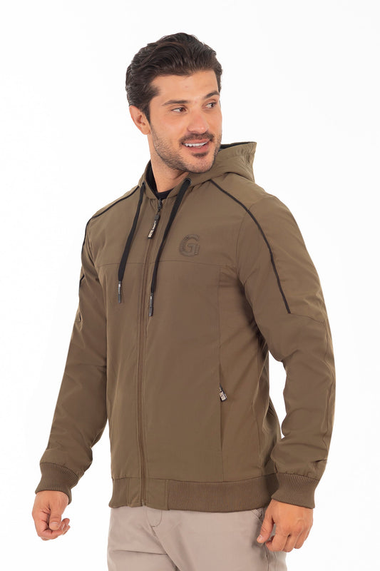 Cortaviento Reversible Flip Verde Oliva Gangster