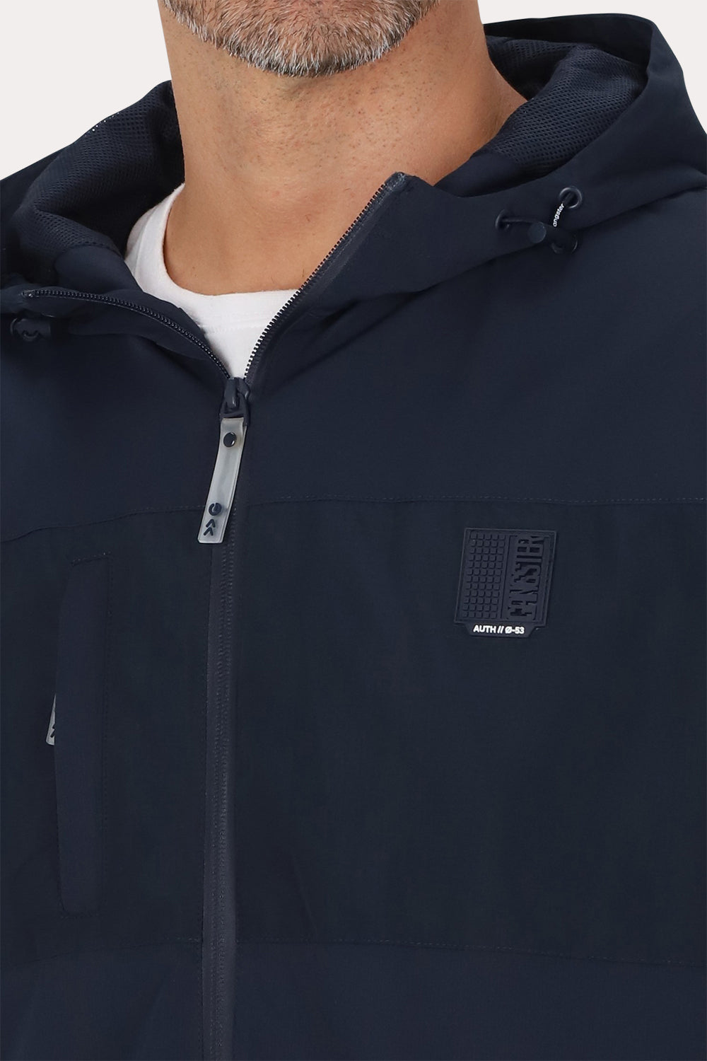 Cortaviento Reversible Boreal Azul Marino Gangster