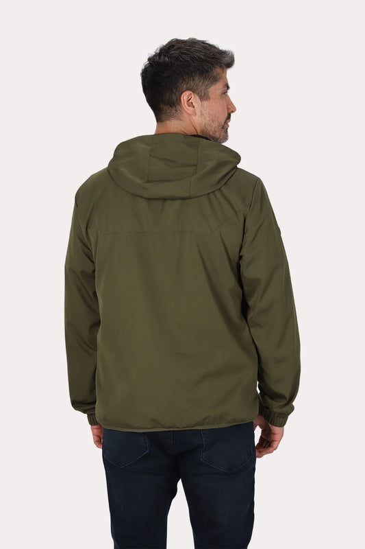 Cortaviento Chill Verde Oliva Oscuro Gangster