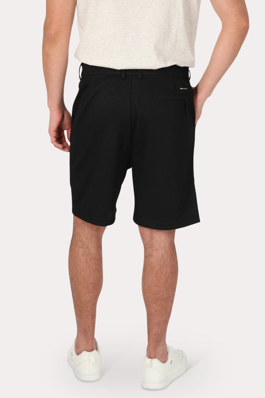 Short Bermuda Jogger Liso Loose Negro Gangster