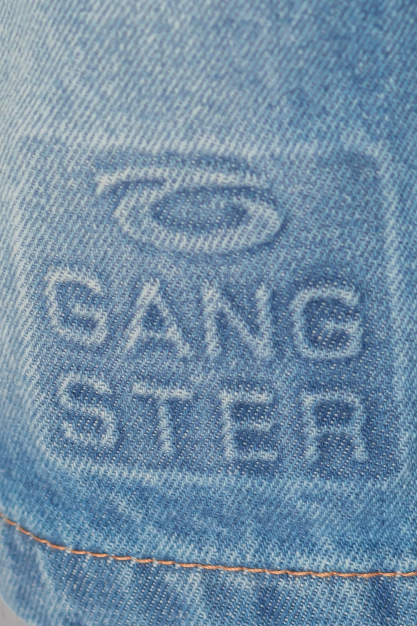 Short Bermuda Denim Liso Luxu Azul Gangster