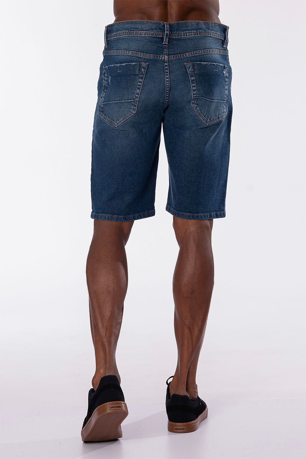 Short Denim Vintage Azul Gangster