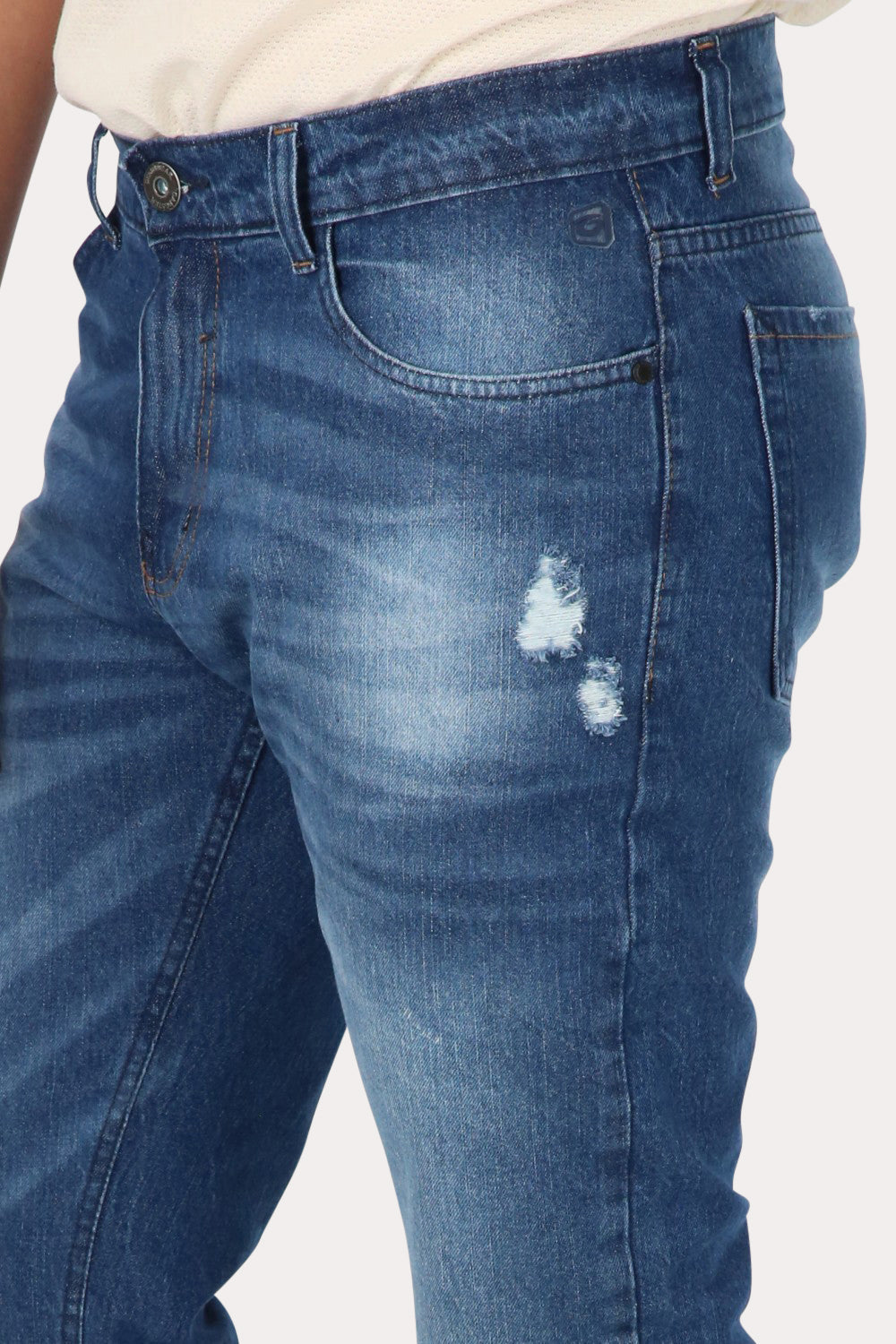 Pantalon Denim 0 Azul Gangster