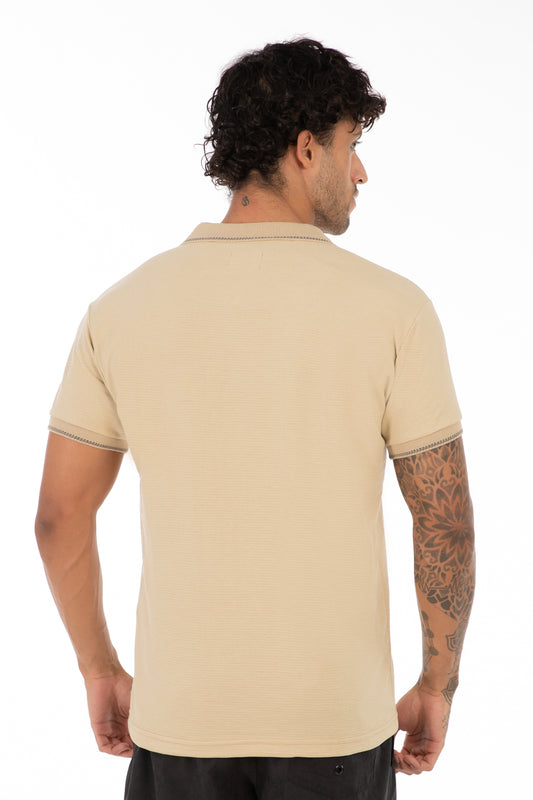 Polera Polo Expo Beige