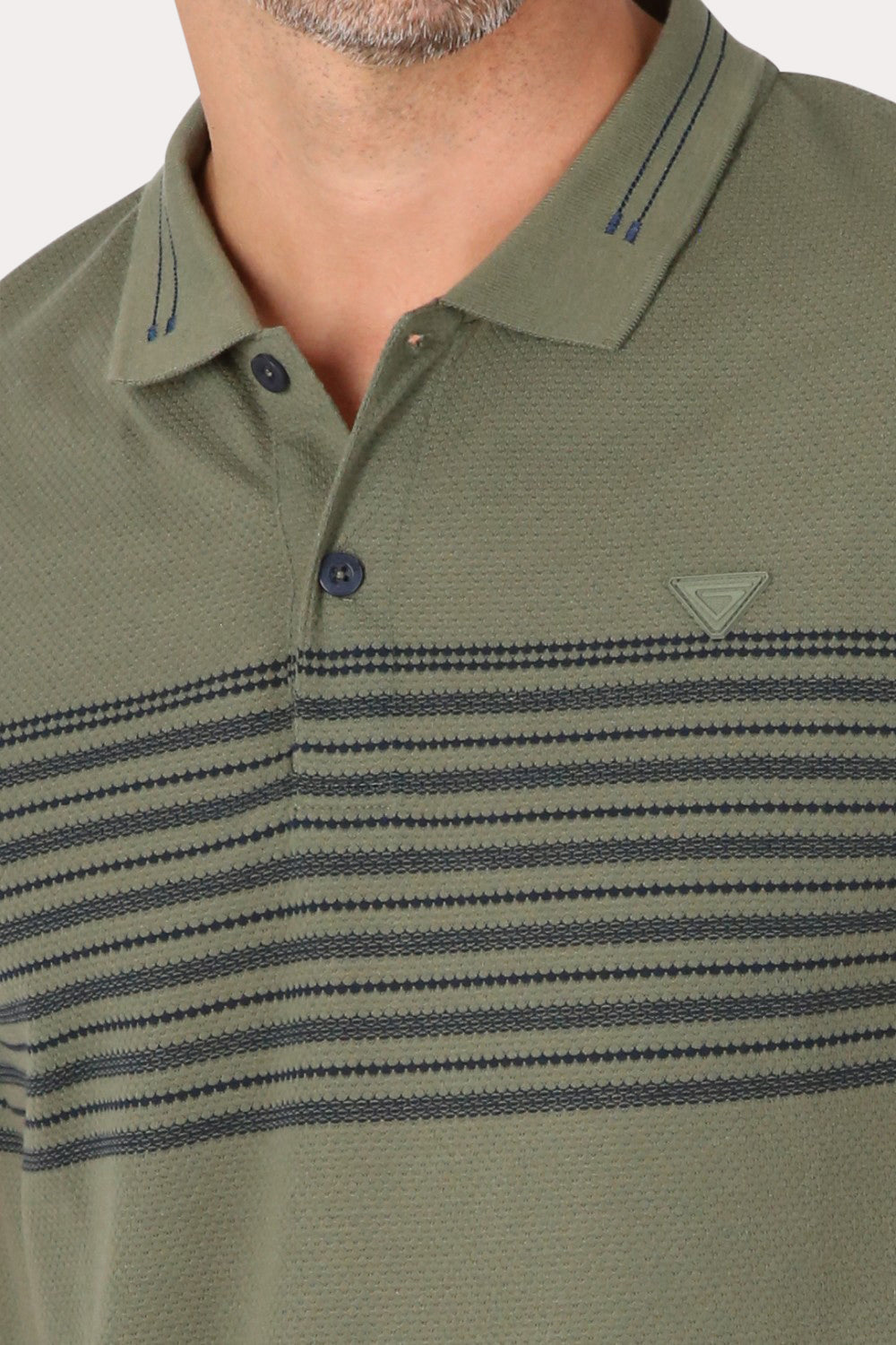 Polera Mc Polo Yard Dye Ace Verde Gangster