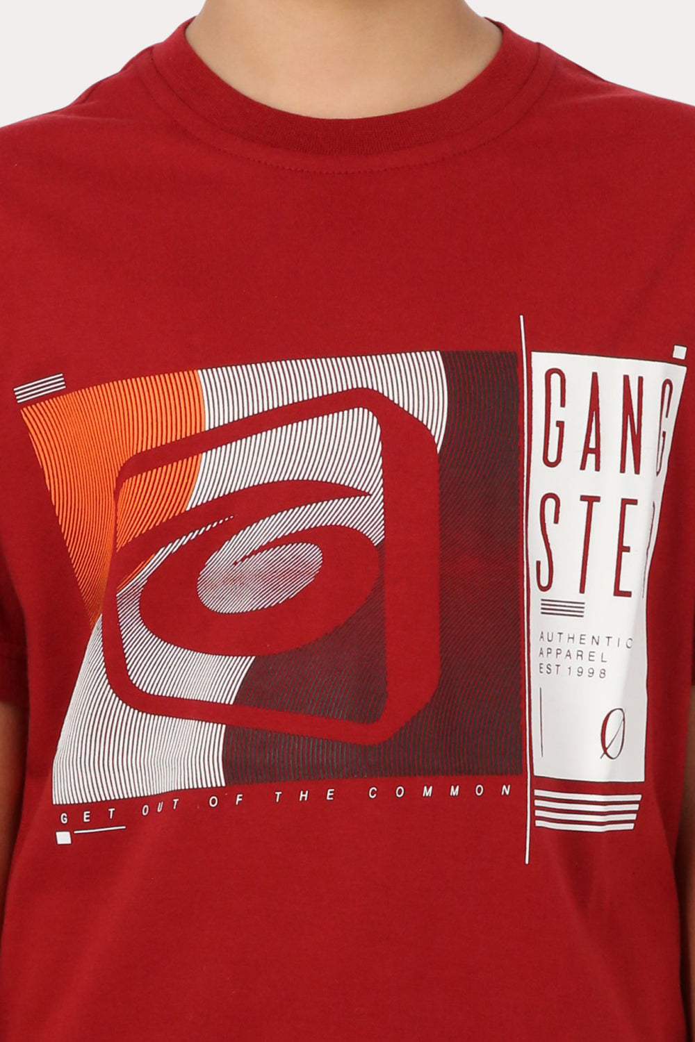 Teen Polera Mc Básica Saco Rojo Gangster
