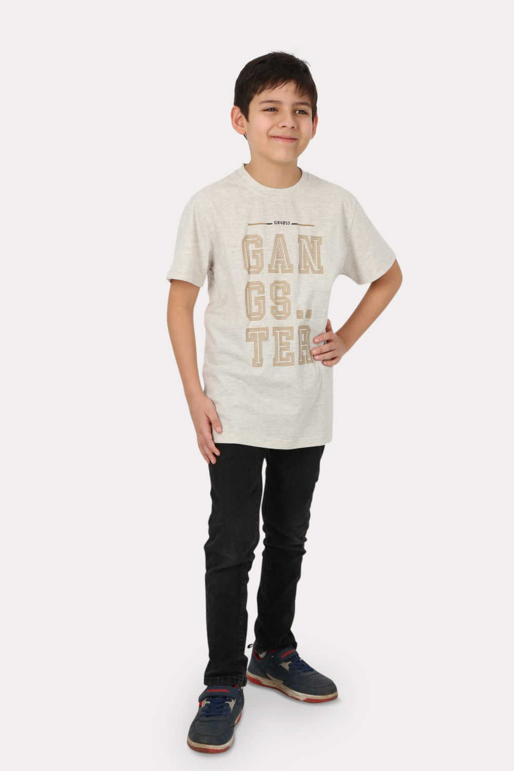 Teen Polera Mc Básica Mundau Beige Gangster
