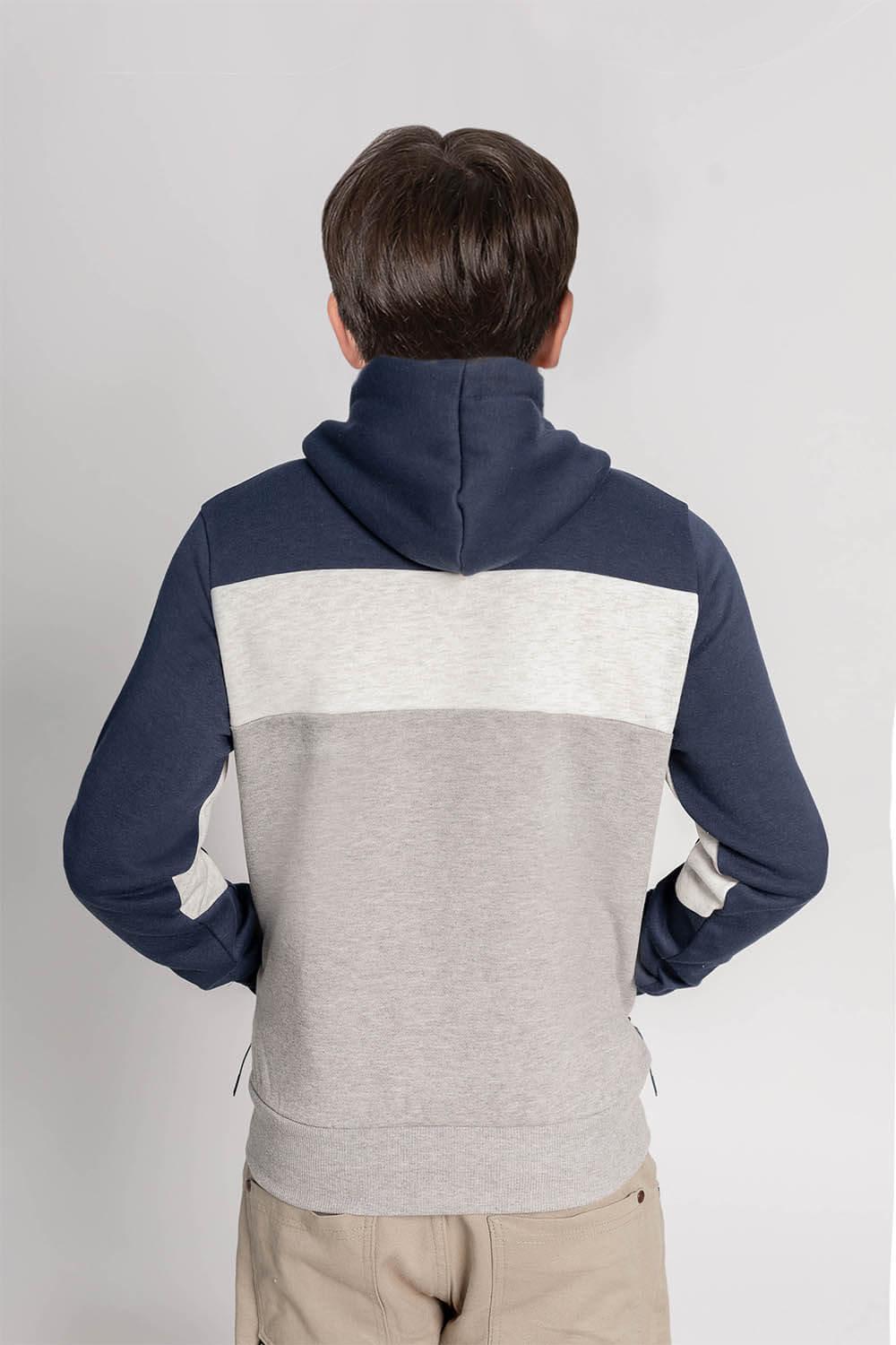 Teen Polerón Fullzipper Fleece Fun Azul Gangster - Gangster