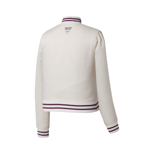 Chaqueta NBA Chicago Bulls Logo Gloss Blanco
