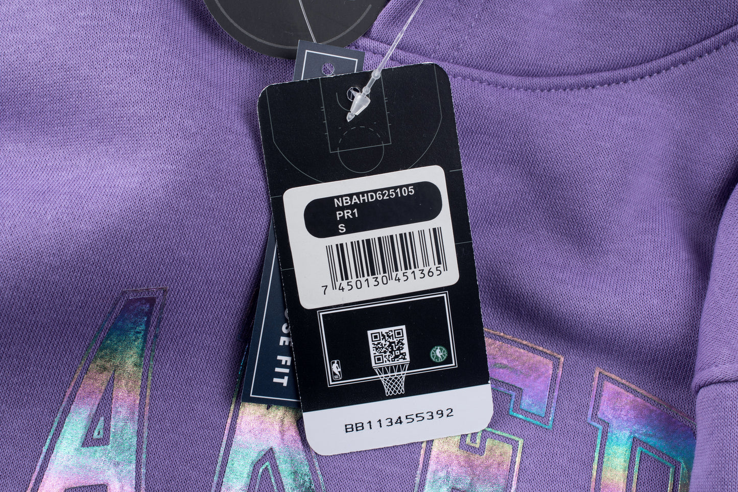 Poleron Hoddie NBA Lakers Morado