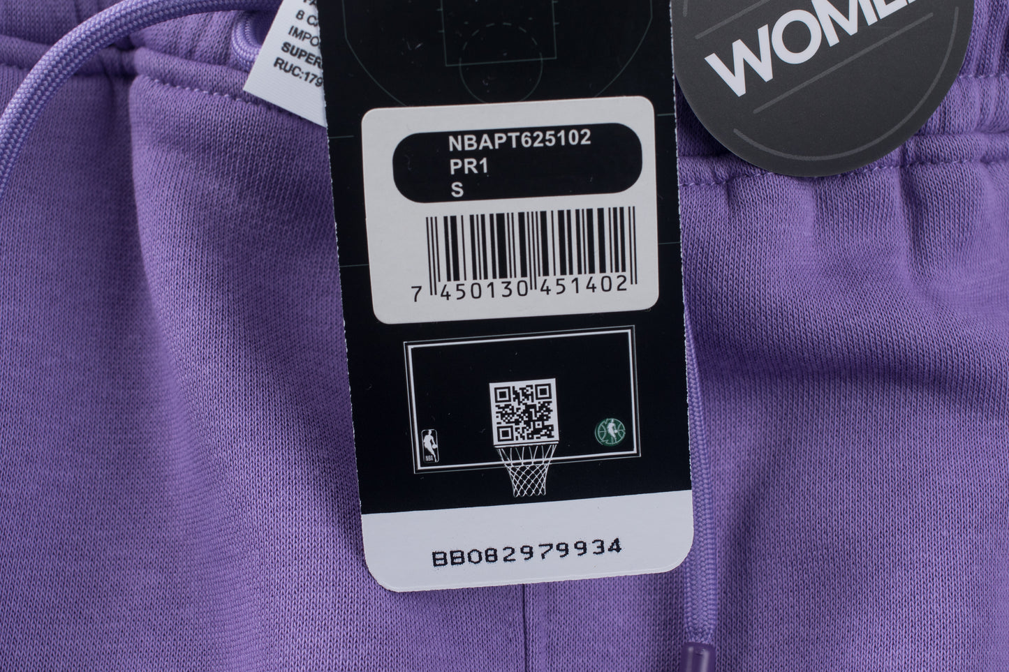 Pantalon Jogger NBA Lakers Prismatic Morado