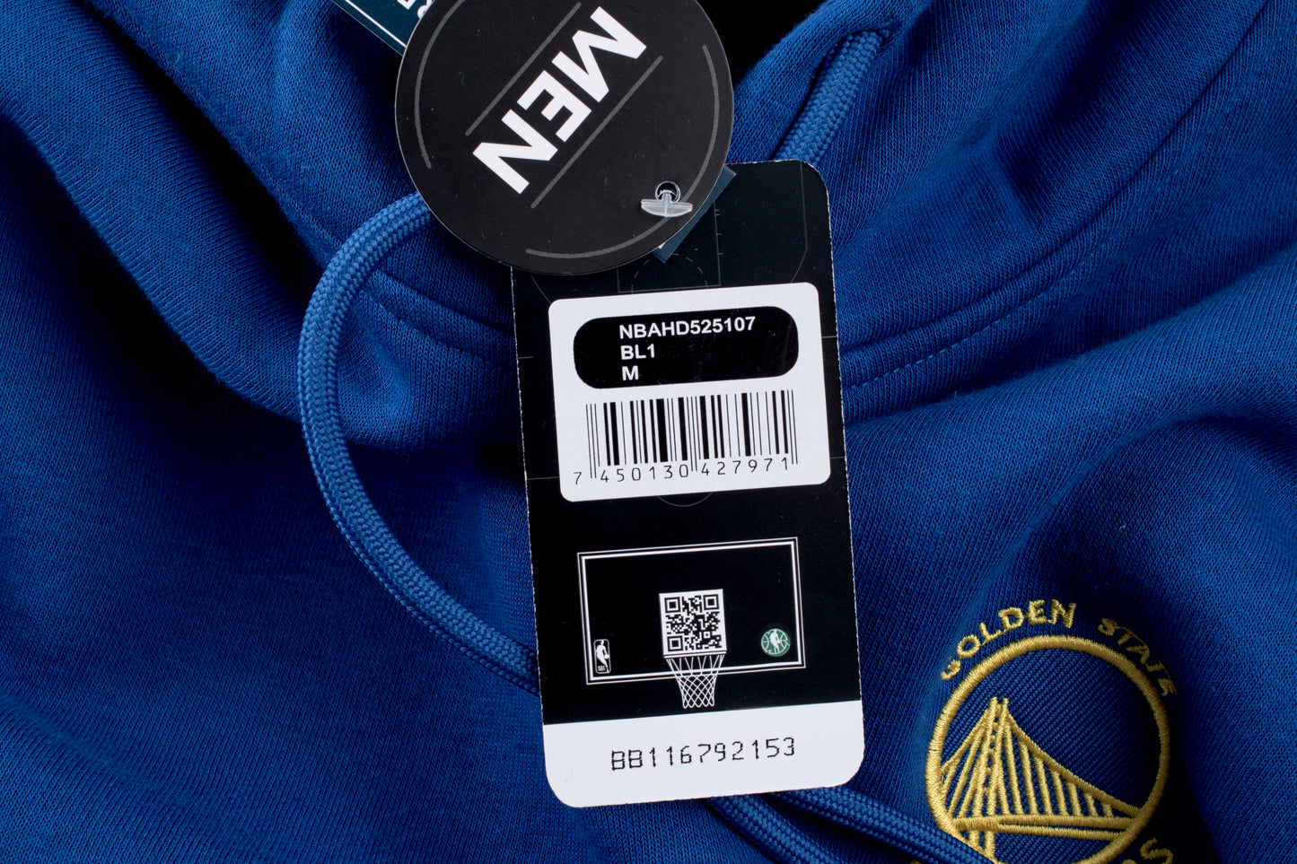 Poleron NBA Golden State Alley Celeste
