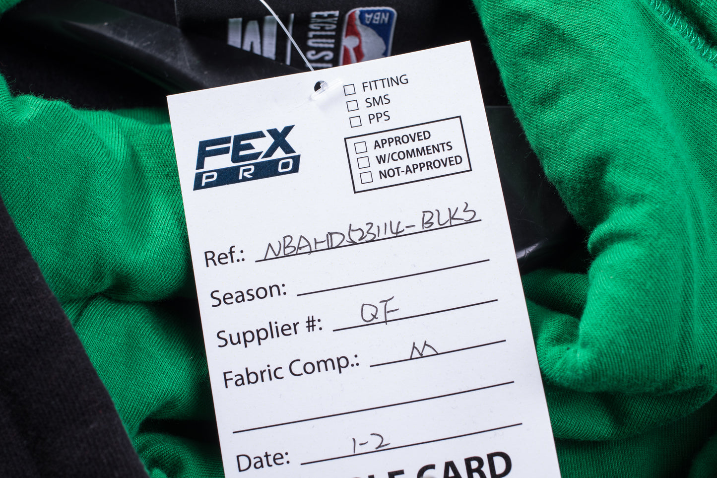Poleron NBA Celtics Negro