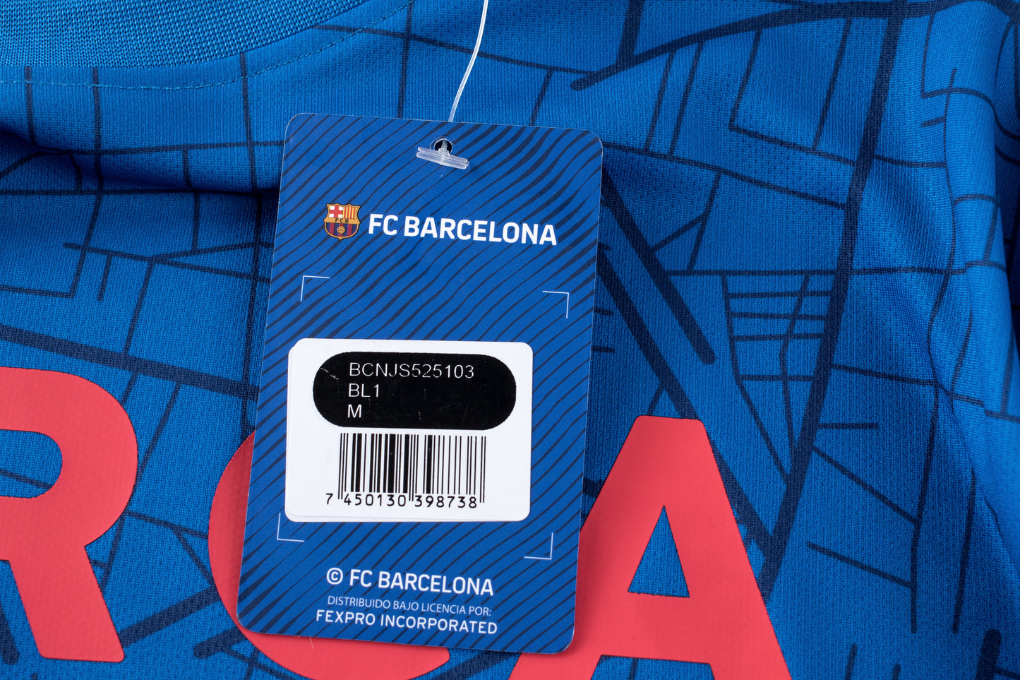 Polera Barcelona One Celeste