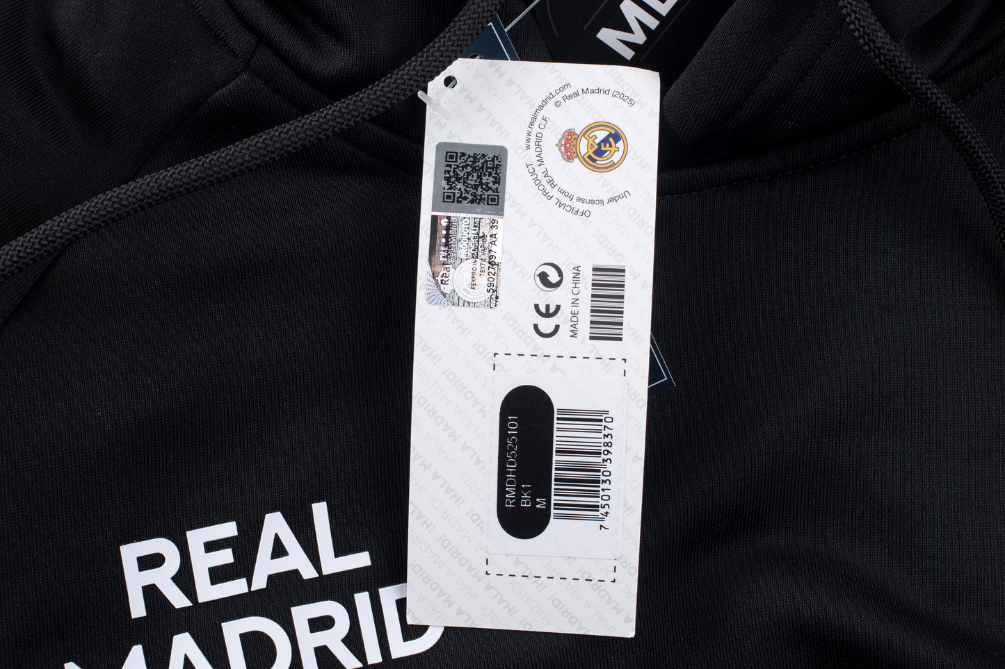 Poleron Real Madrid Reaction Negro