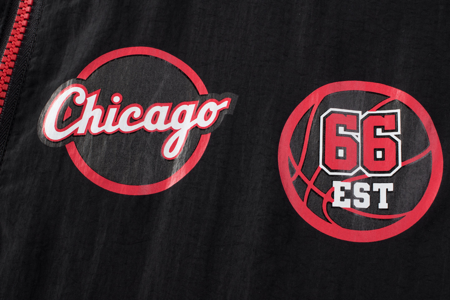 Cortaviento NBA Chicago Bulls Negro